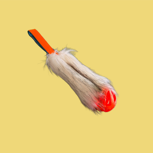 ZAYMA Faux fur with Chuckit! Breathe Right Ball