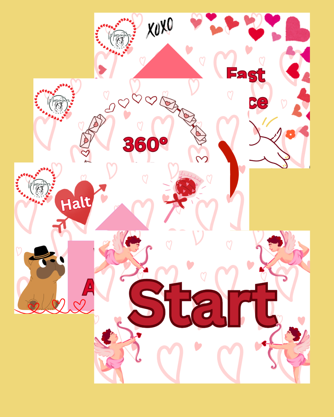 Rally-O Signs: Valentine’s Day Theme (English version)