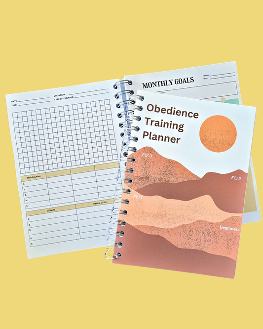 New Edition: Obedience Training Planner